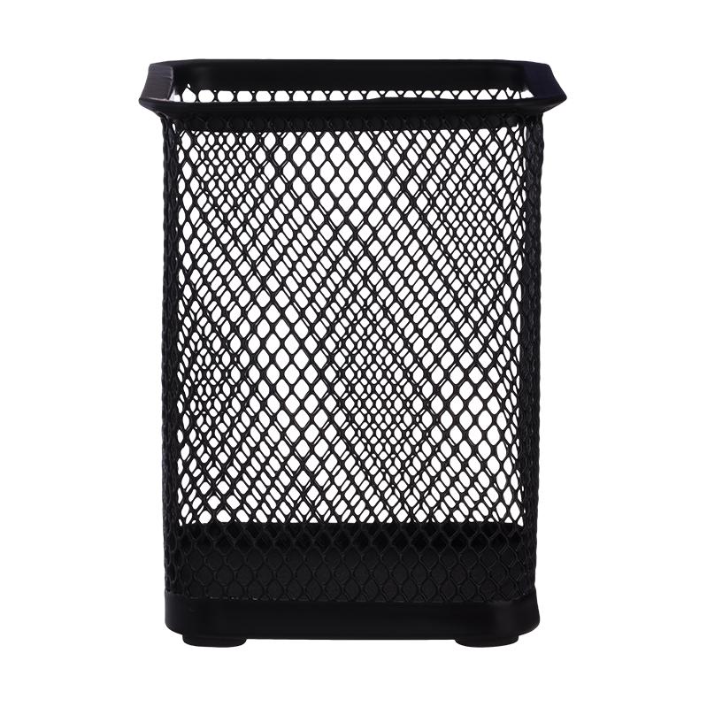 Square Pen holder/Stationery holder office black - No. 802