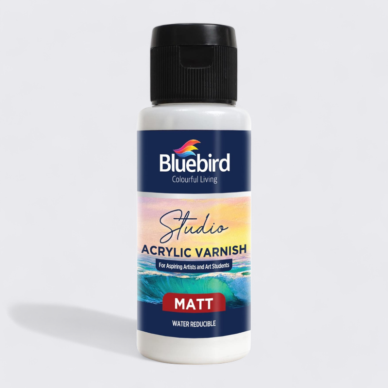 [5061040390419] BlueBird Studio Acrylic Varnish - 100Ml - matt