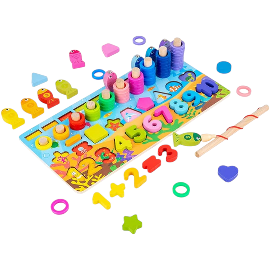 6 in 1 Learning Logarithm Board Bus LAS