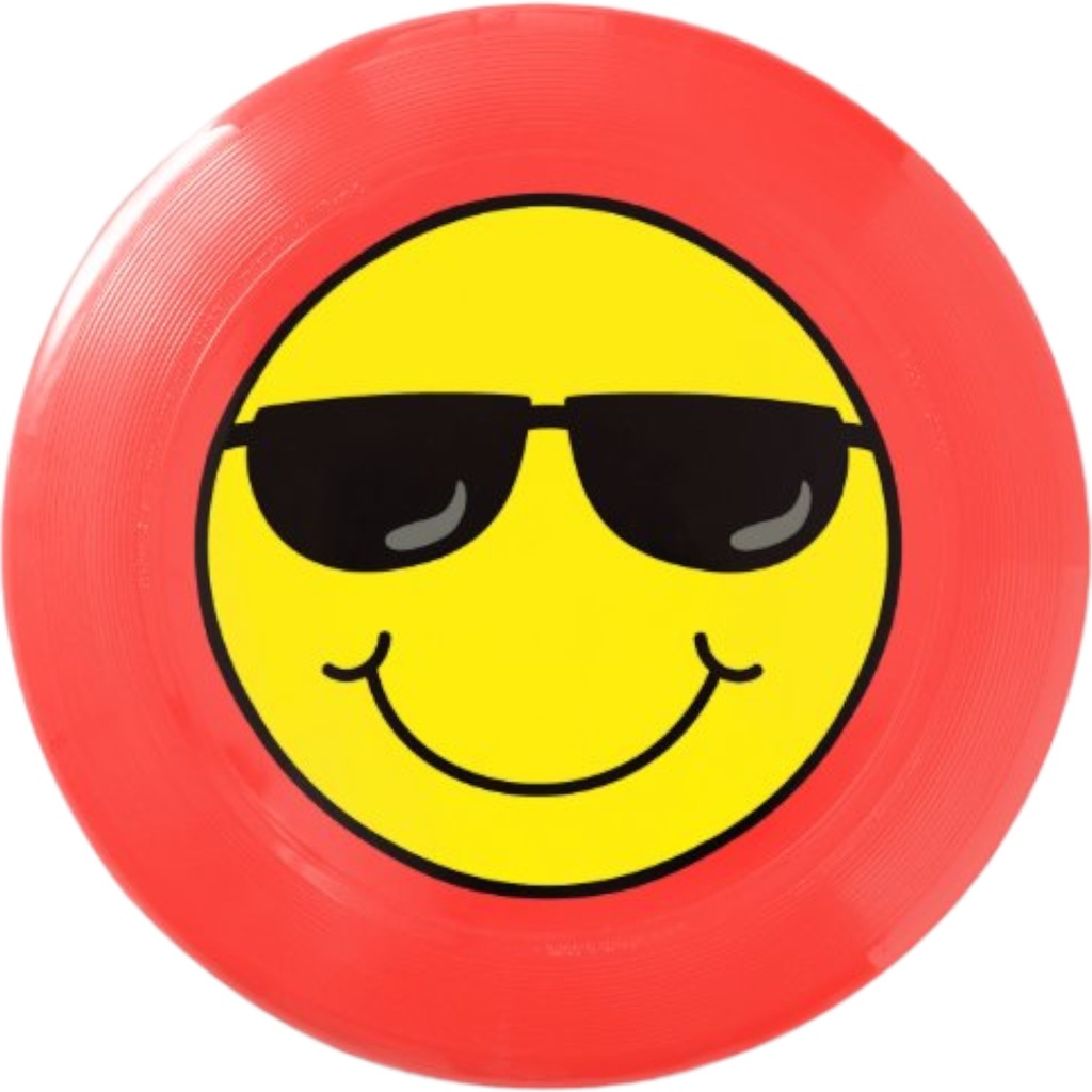 Cool Emoji Face Frisbee
