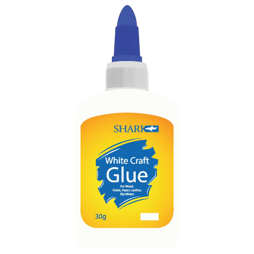 White Craft Glue - 30g - Shark