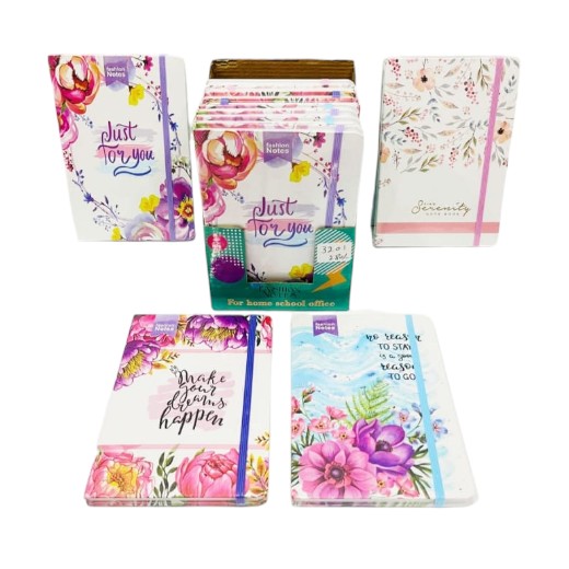 Fresh Diary Notebook - Assorted Designs - No.3201 New