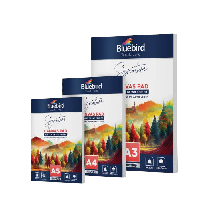 [5065015656326] Signature Canvas Pad Acrylic Gesso Primed A4