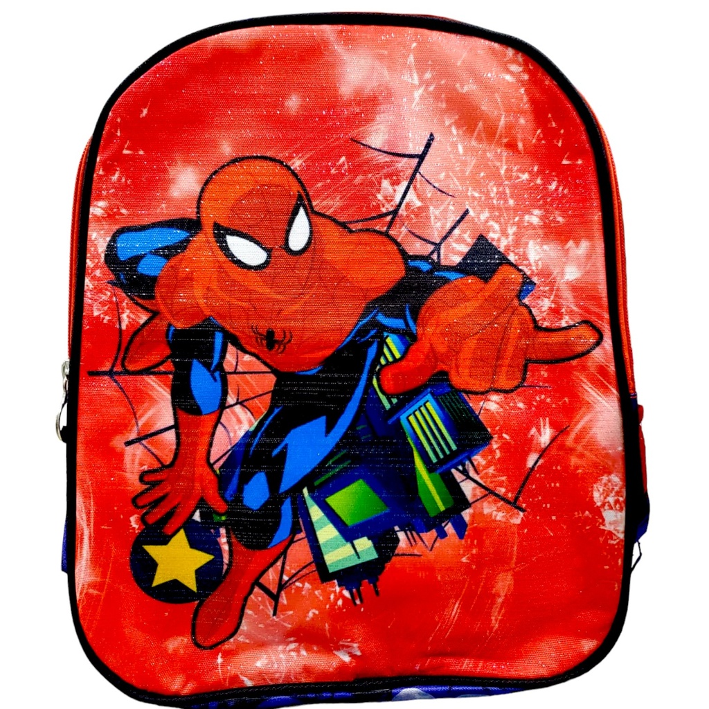 Glitter Spiderman Bag - 14 inch