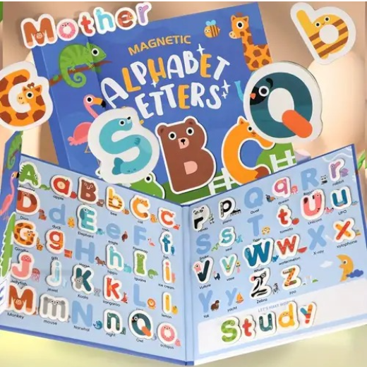 Magnetic Lowercase And Upprecase Alphabet Letters