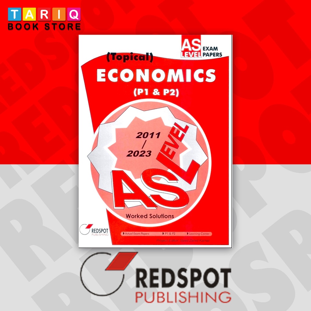 [9789696230465] REDSPOT AS Level Economics Topical Paper 1 & Paper 2 (Year: 2011 - 2023) - 9708