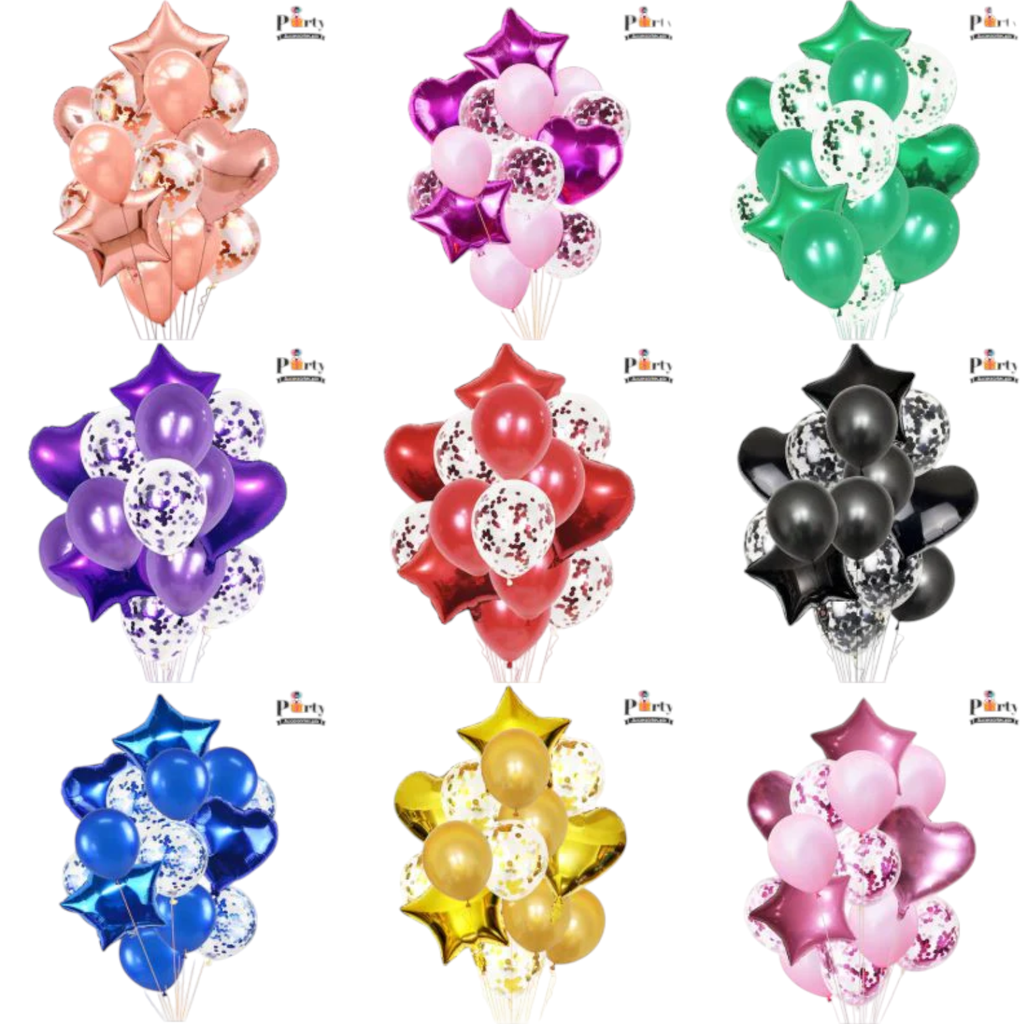 Foil Balloon Pack Of 14