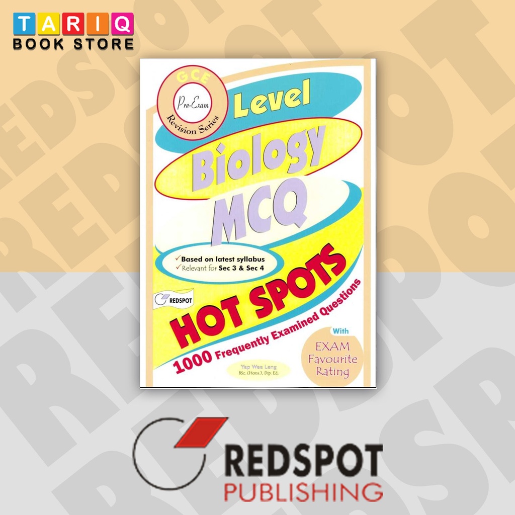 REDSPOT O Level Biology 1000 MCQ's with Helps - HOT SPOTS