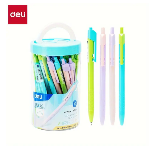 Deli Ball Pen (50 PCS Jar) - EQ02736