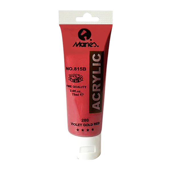 Maries Acrylic Paint - 75ml - No. 280 - Violet Gold Red