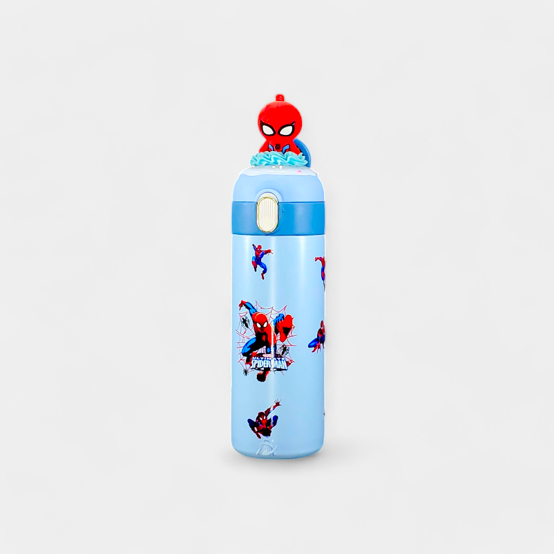 3D Character Design Stainless Steel Water Bottle - Assorted Character - No. 219 / 233 / 263 / LD730 (Blue)