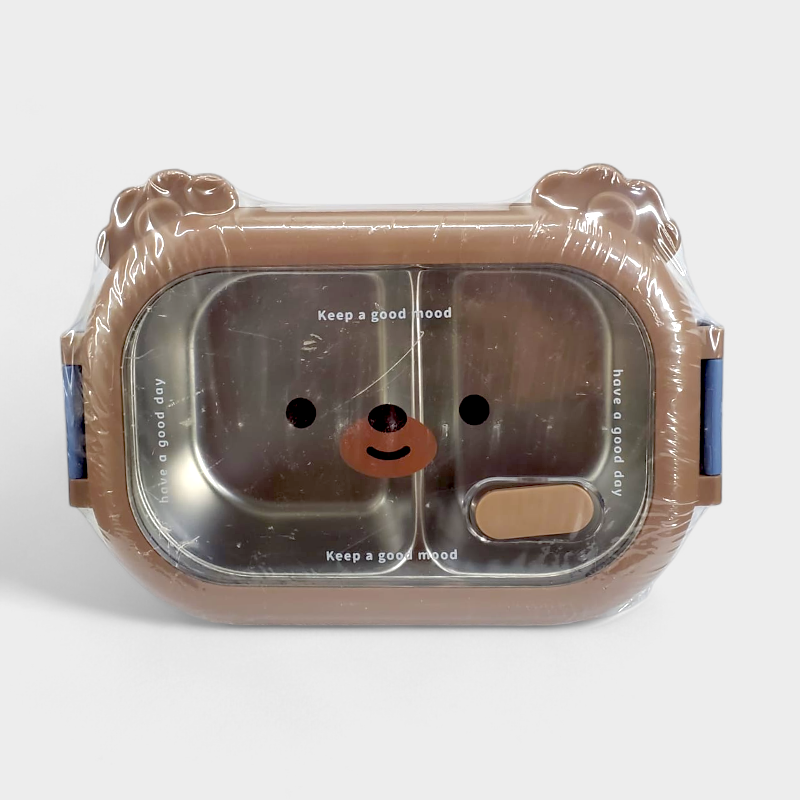 Keep a Good Mood Stainless Steel Lunch Box - No. 6261 / 6260 / 6262 (Blue)