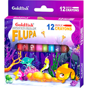 12 Wax Crayons - No.C12 - Gold Fish