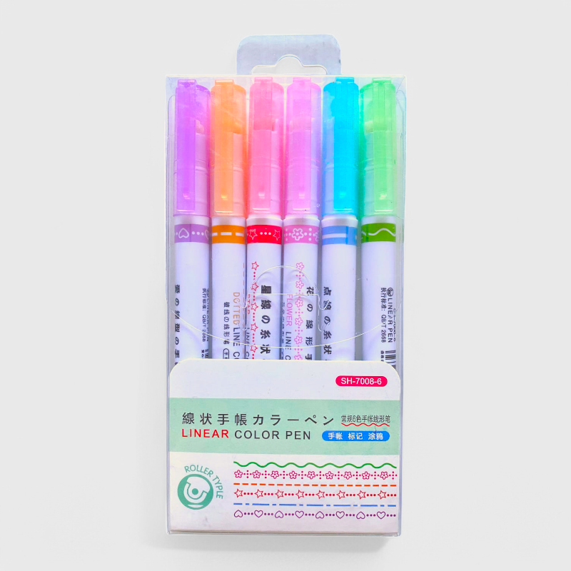 Linear 6 Colour HY-9009-6