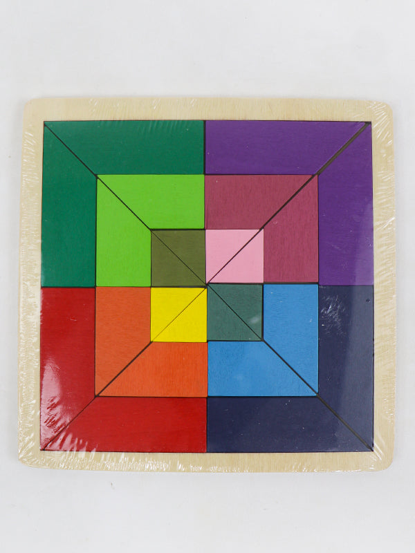 Wooden Colour full Mind Pattern Blocks