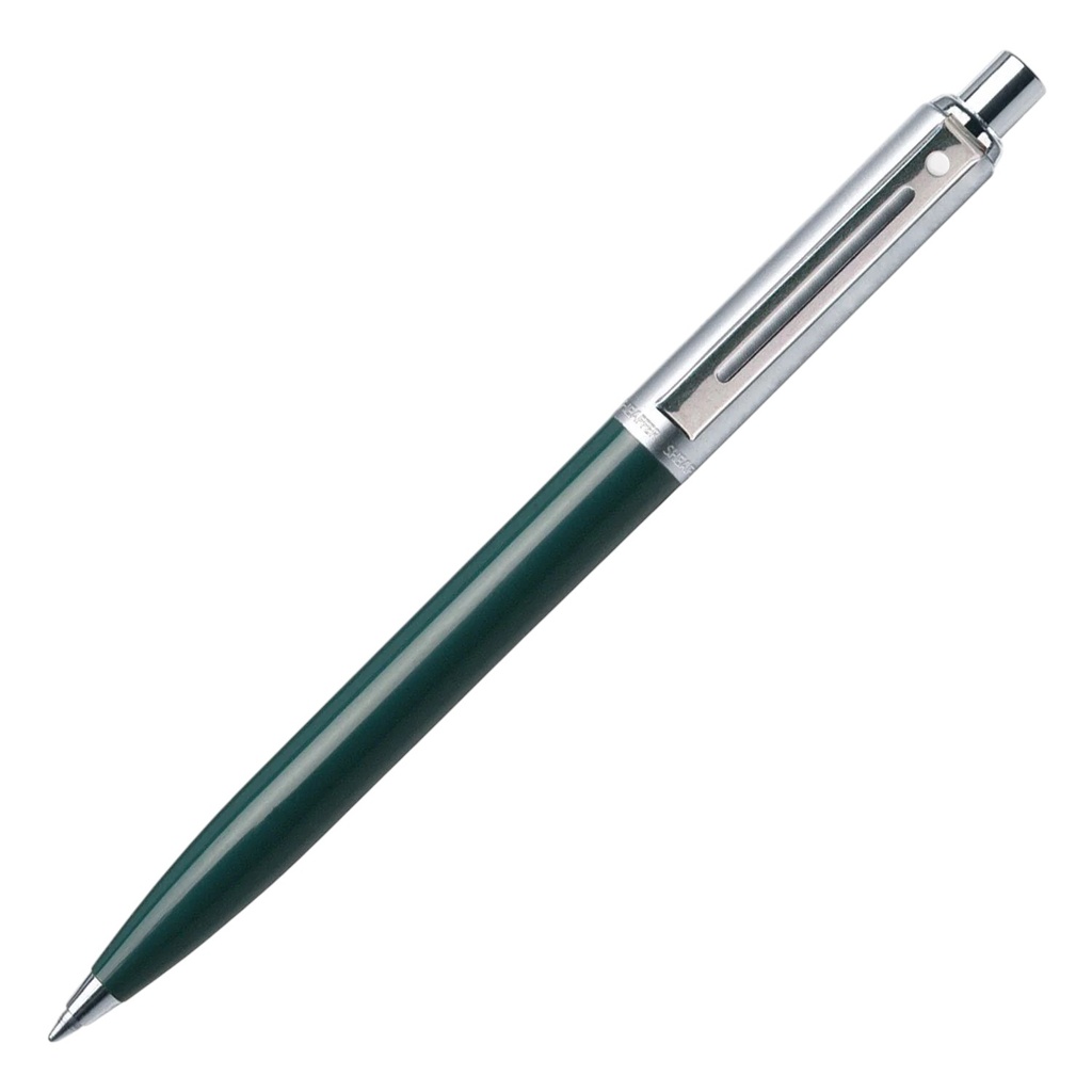 Sheaffer Sentinel 321 Green Barrel Brushed Chrome Cap Ballpoint