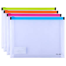 Zip Bag A4 Assorted EF280