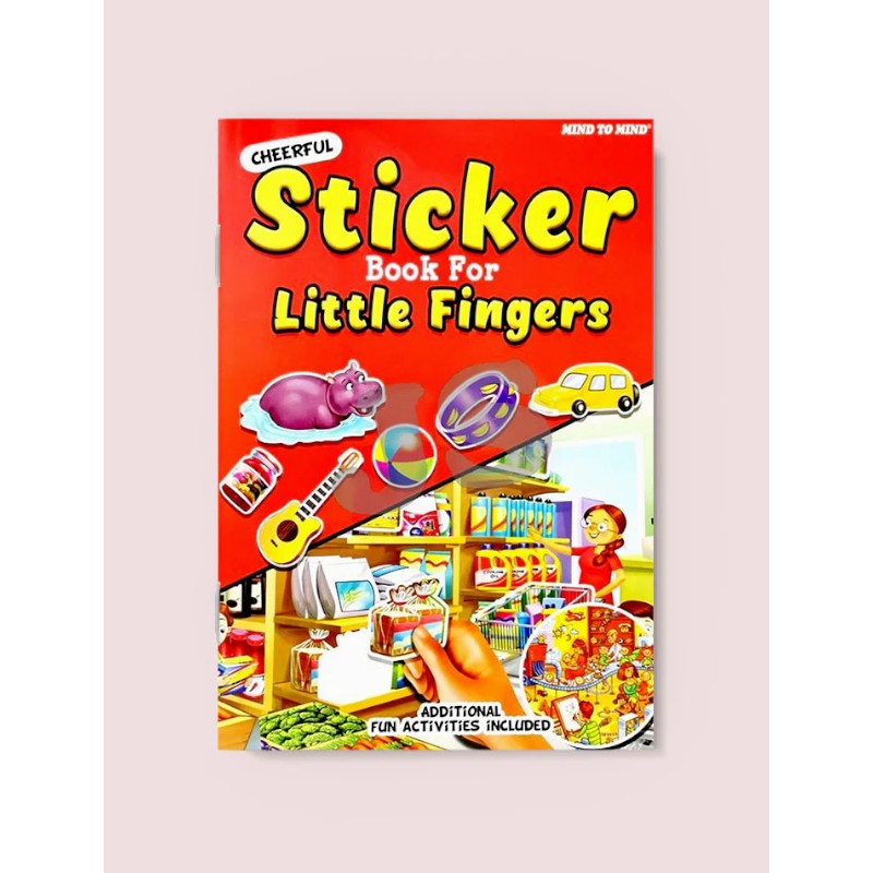 Cheerful Sticker Book For Little Fingers