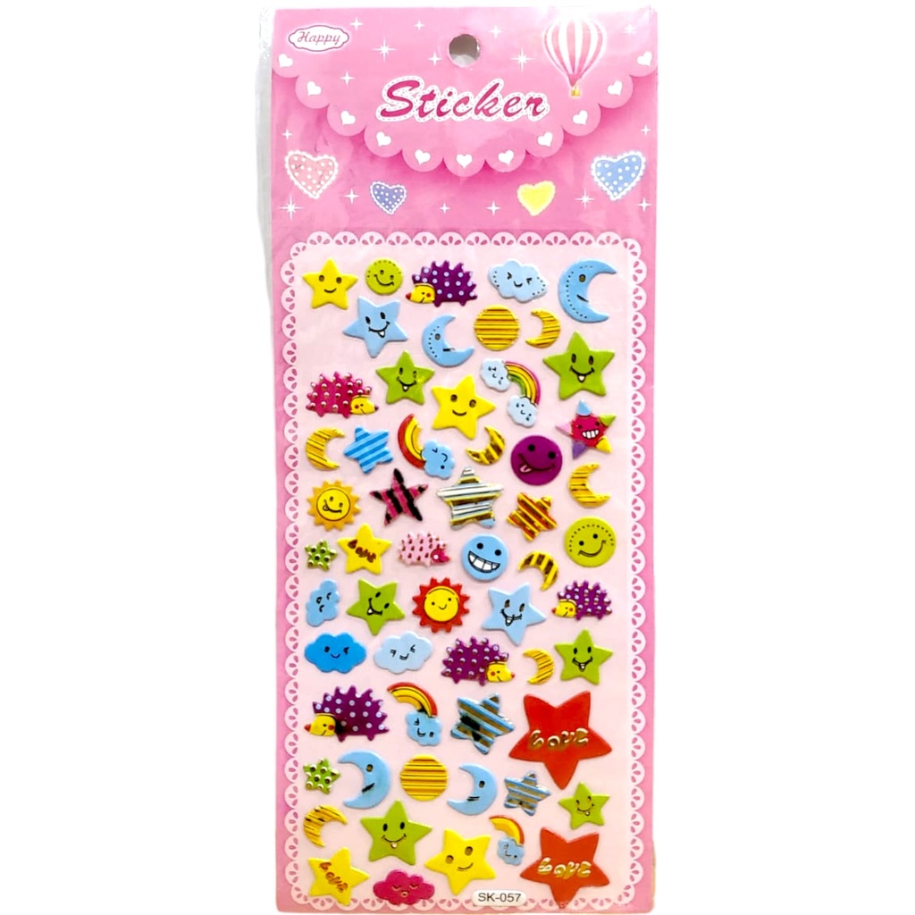 Star Stickers - No.SK-057 - Happy