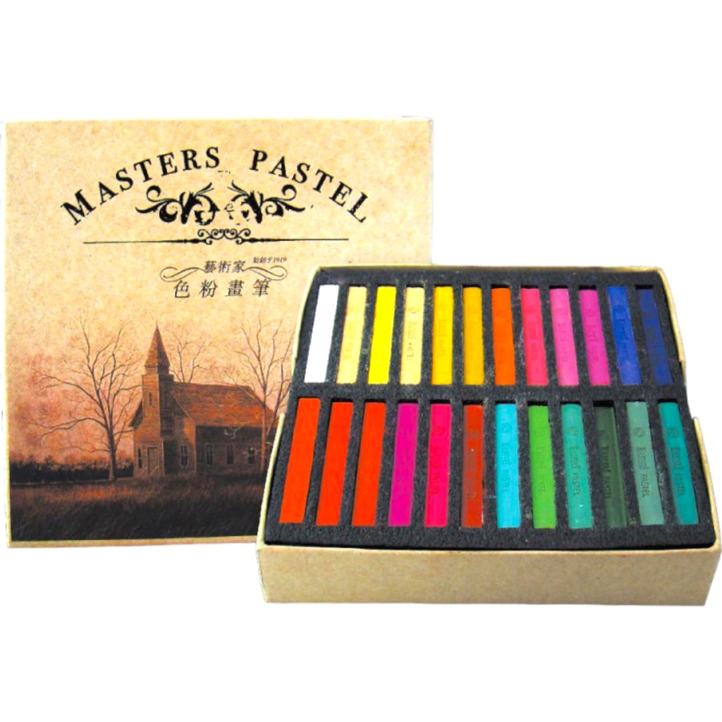 Soft Pastel - 24 Colours - No. F-2024 - Maries