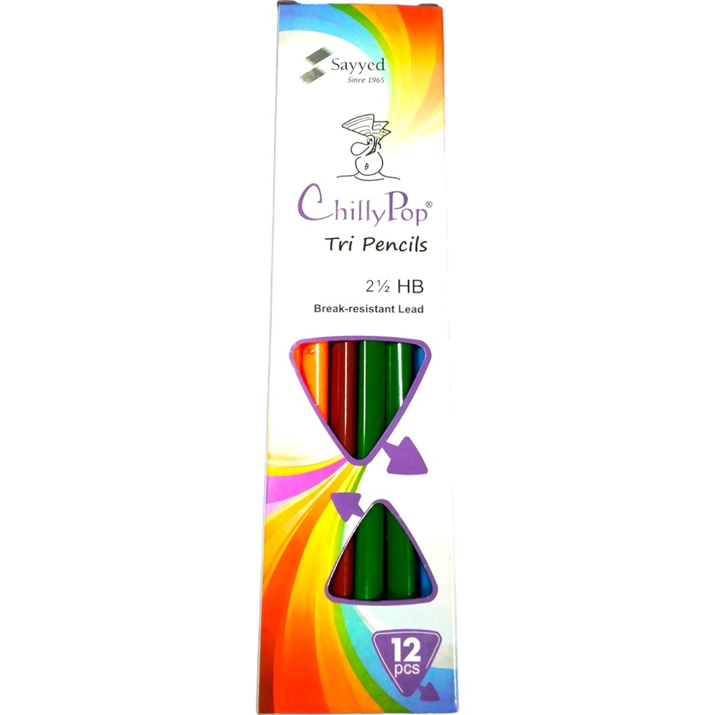 Chilly Pop Tri Pencils - 1 Pcs - Sayyed