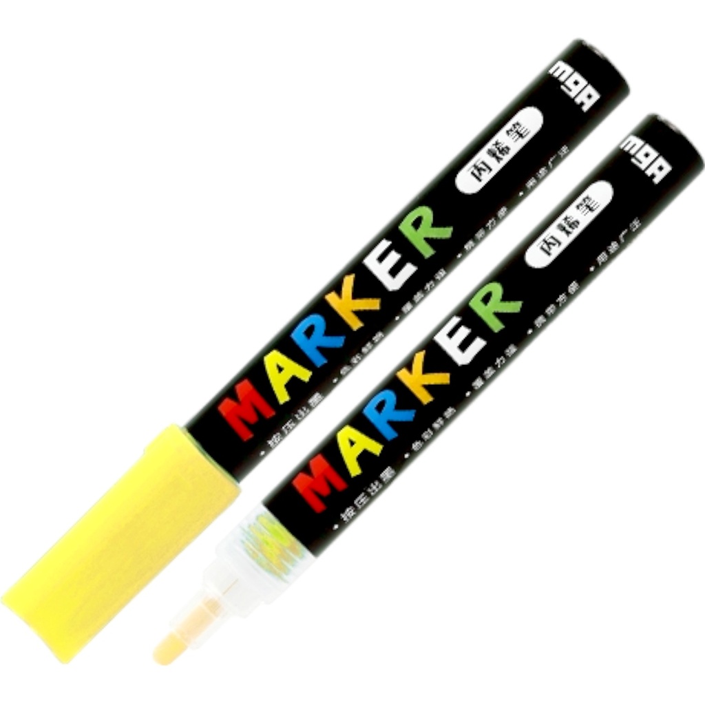 Acrylic Marker - 2mm - Neon Yellow - No. S040 - M&G