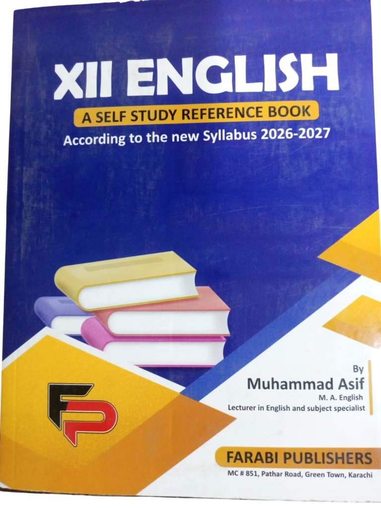 Self Study English Reference book XII - Farabi publisher