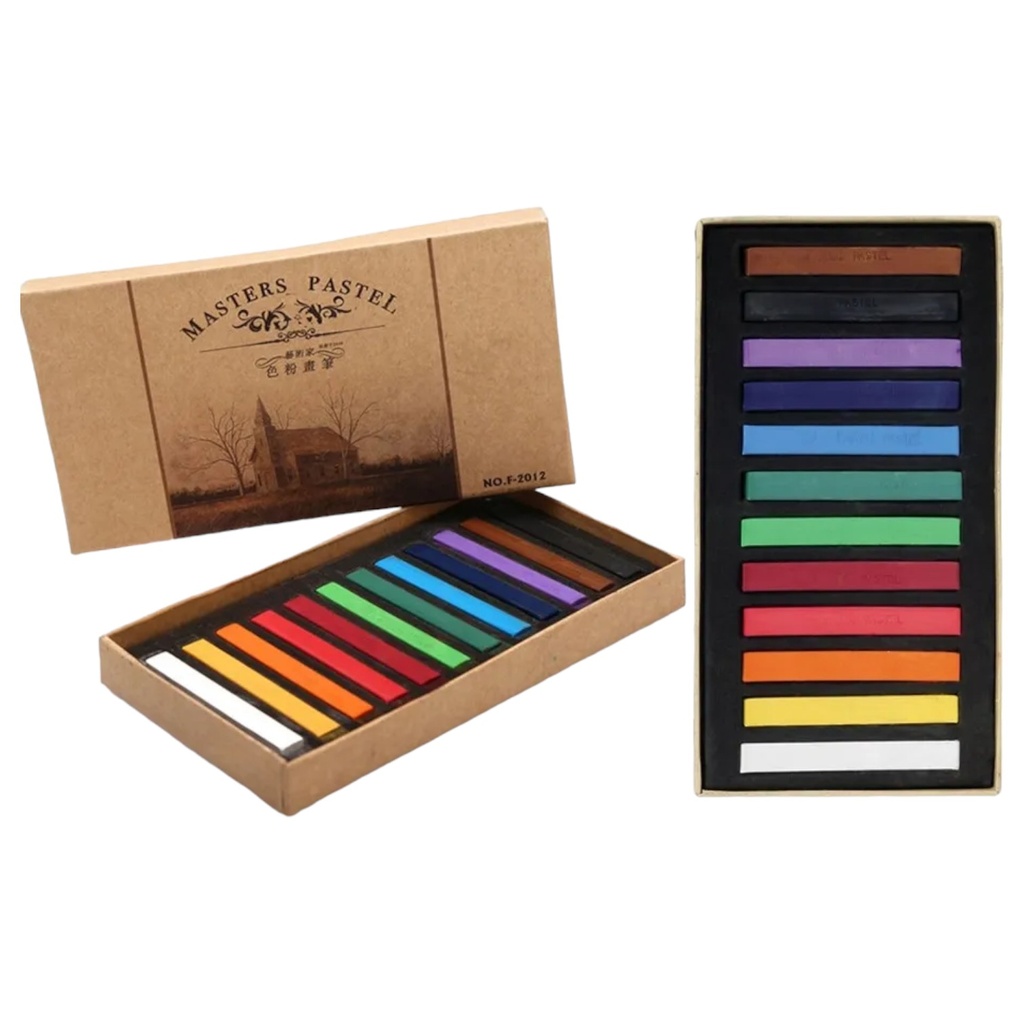 Soft Pastel - 12 Colours - F-2012 - Maries