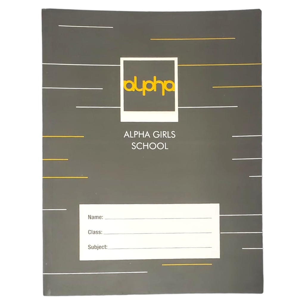 Journal 160 Pages - Alpha Girls School