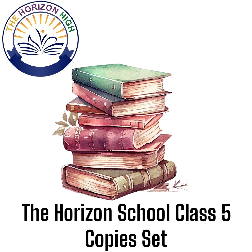 The Horizon School Class 5 Copies Set With Plastic Cover