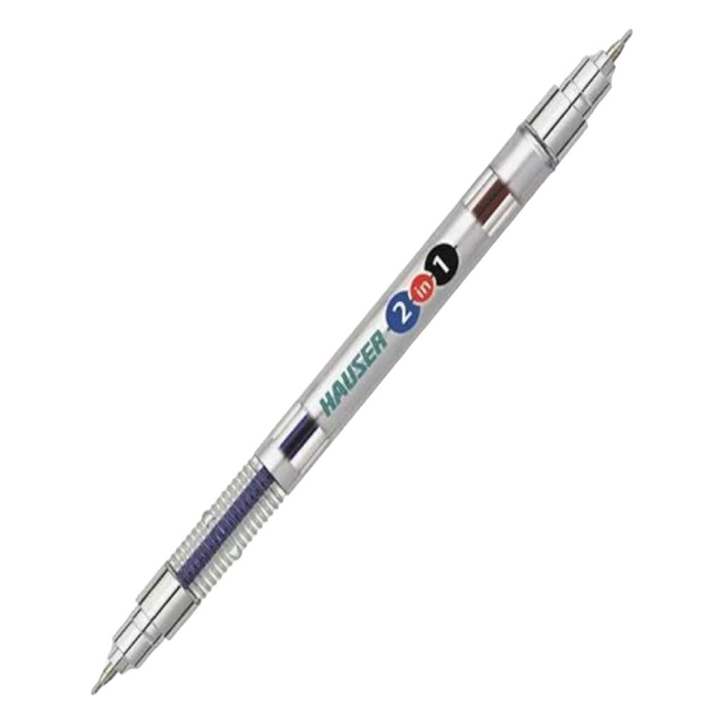 Hauser 2 in 1 Ball pen - Blue | Black- 1 Pcs - No. H1158