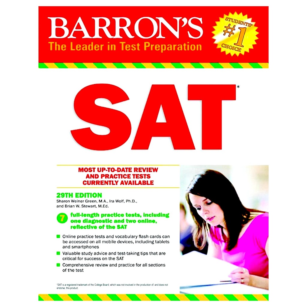 Barron's The Leader In Test Preparation SAT 29th Edition