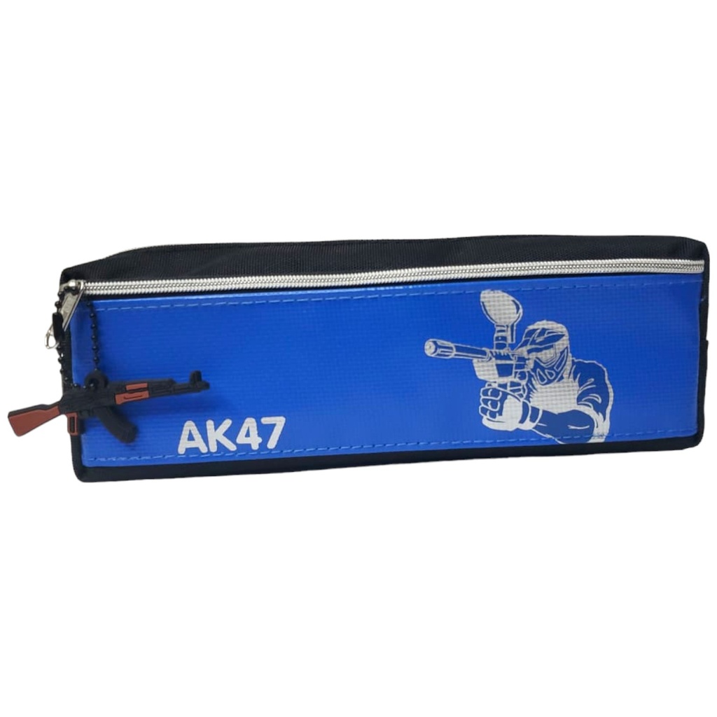 Double Zipper Pencil Pouch - BD-873 - AK47