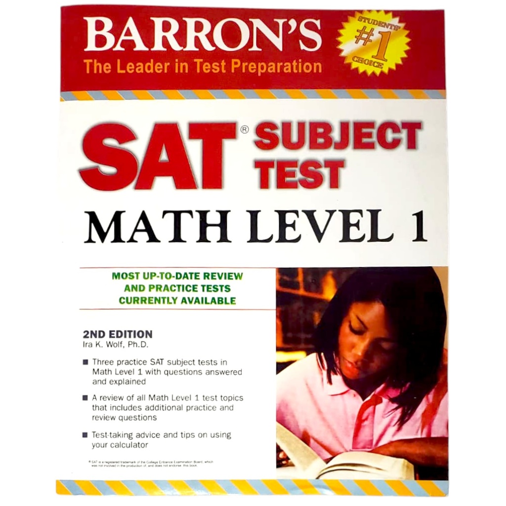 Barron's SAT Subject Test Math Level 1 - 2nd Edition