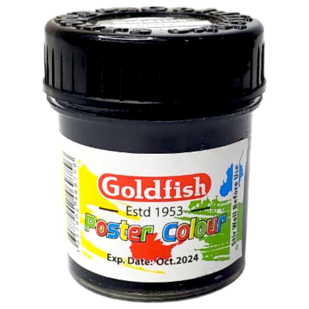 Black Poster Color - 15 - Goldfish