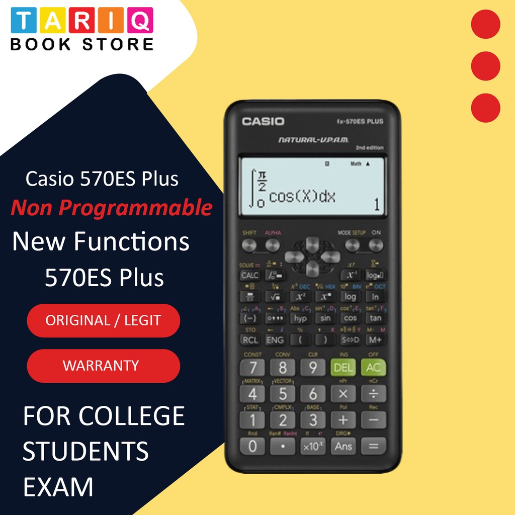 casio scientific calculator fx-570ES plus