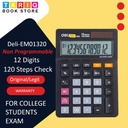 Deli - EM01320- Mini Desk Calculator