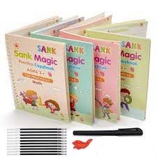 Sank Magic Small Practice Copybook - Pack of 4