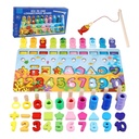 Wooden Fishing Logarithmic Board 6 in 1