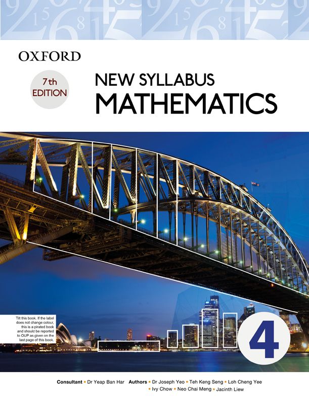 New Syllabus Maths Book 4 7Th Ed