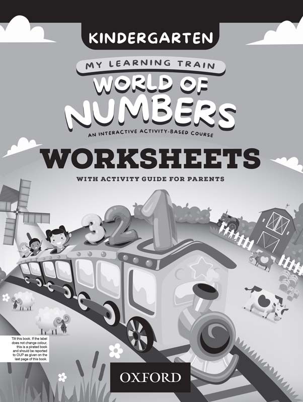 [9780190701277] My Learning Train: World of Numbers Kindergarten Workbook