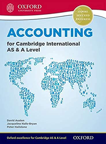 Accounting For Cambridge International As And A Level (Commerce For Cambridge As & A Level)