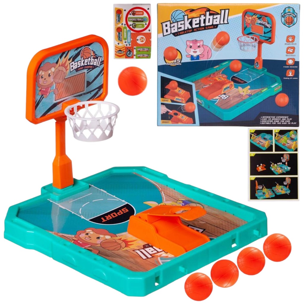 Basket Ball Tabletop Action Game - 1297