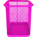 Metal Rectangle Pen Holder - 804C - Pink