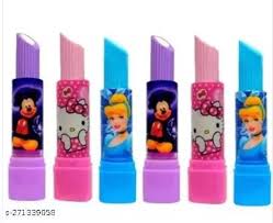 [6943572700043] Fancy Lipstick Eraser - Assorted Design
