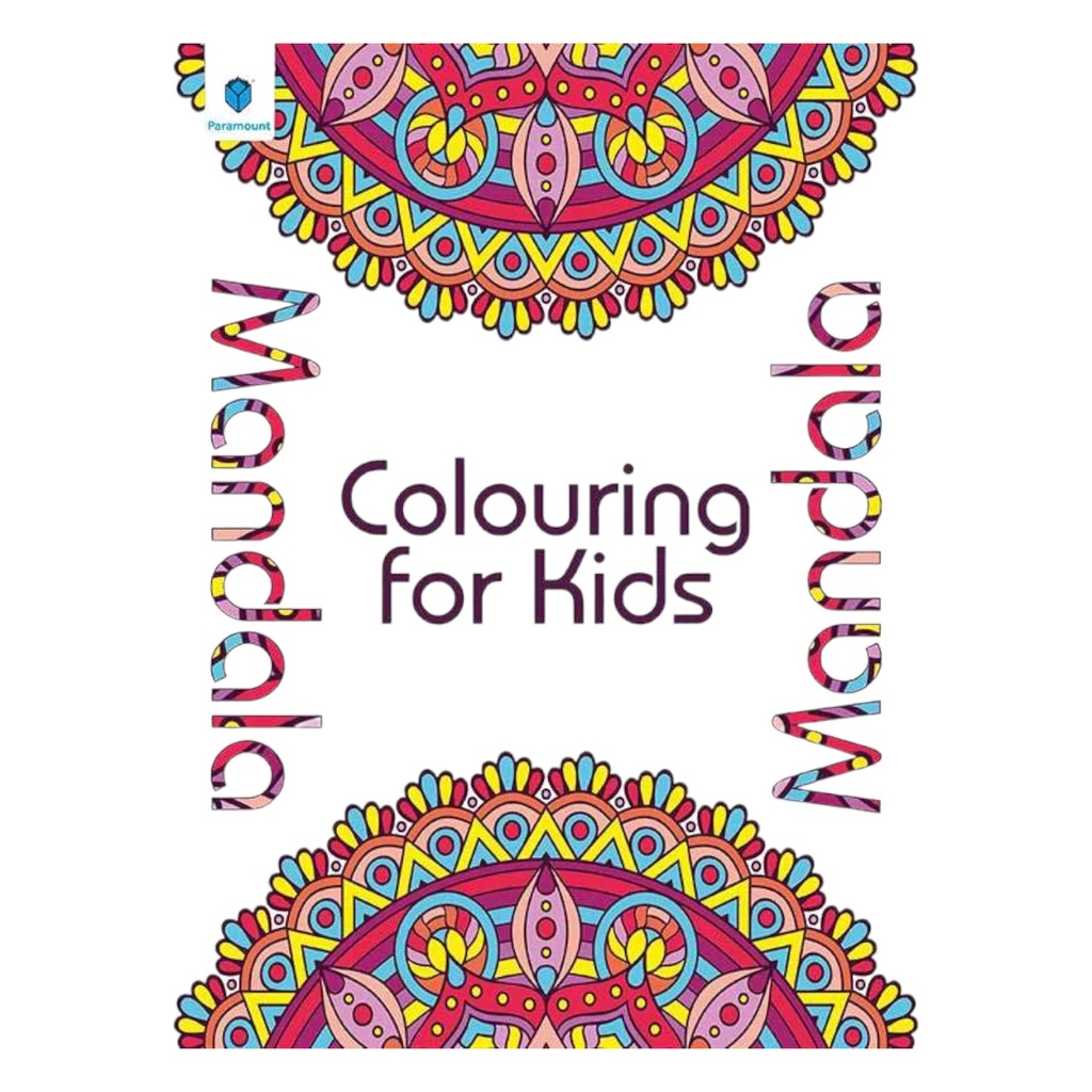 Mandala For Kids (Purple) - Paramount Colouring Book