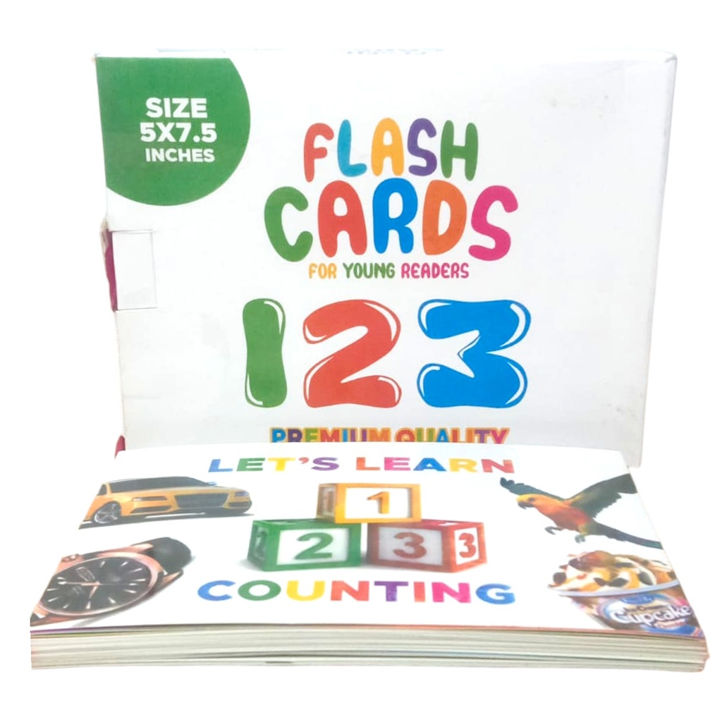 Flash Cards For Young Readers 123