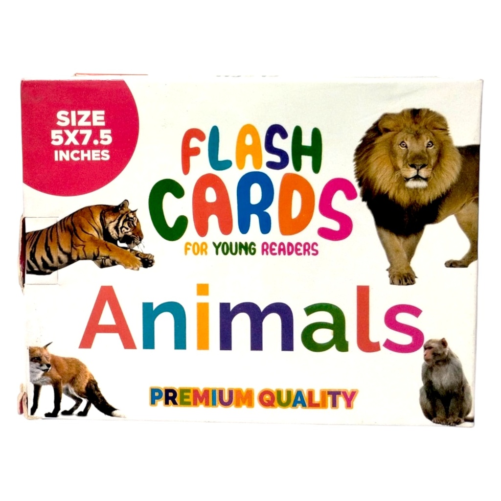 Flash Cards For Young Readers Animals