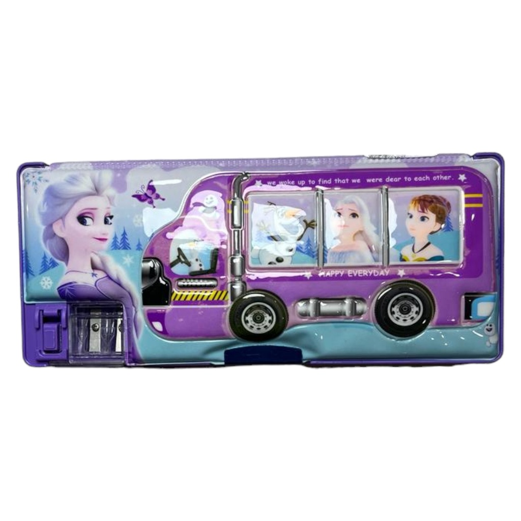 Magnetic Bus Pencil Box (Frozen)