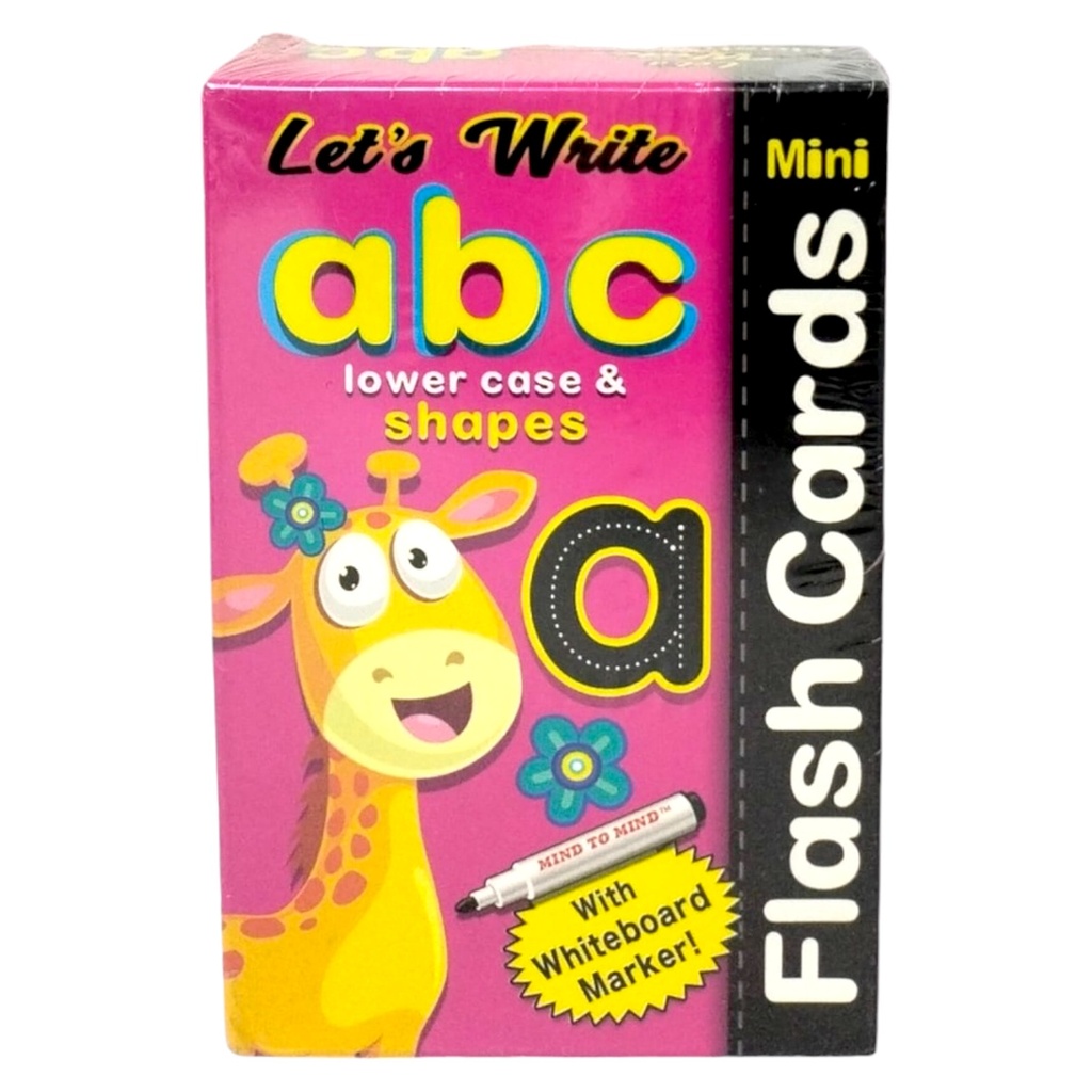 Flash Cards Lets write & colour Small abc